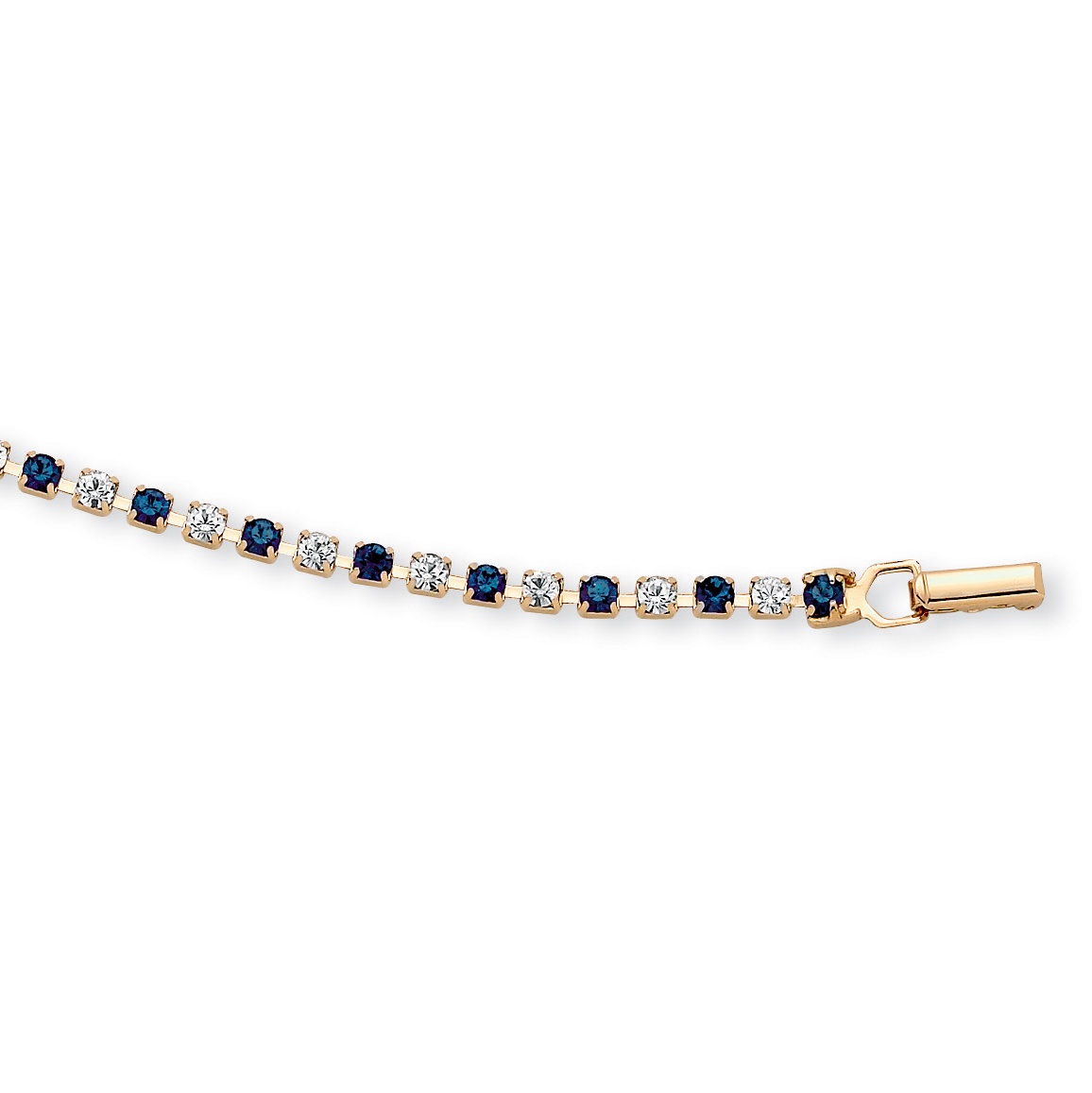 Gold-Plated Crystal Bracelet(Women's)