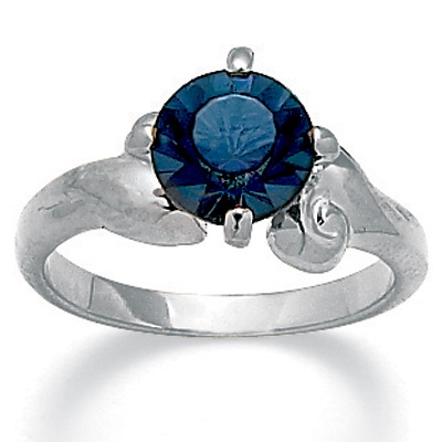 Blue Crystal Ring