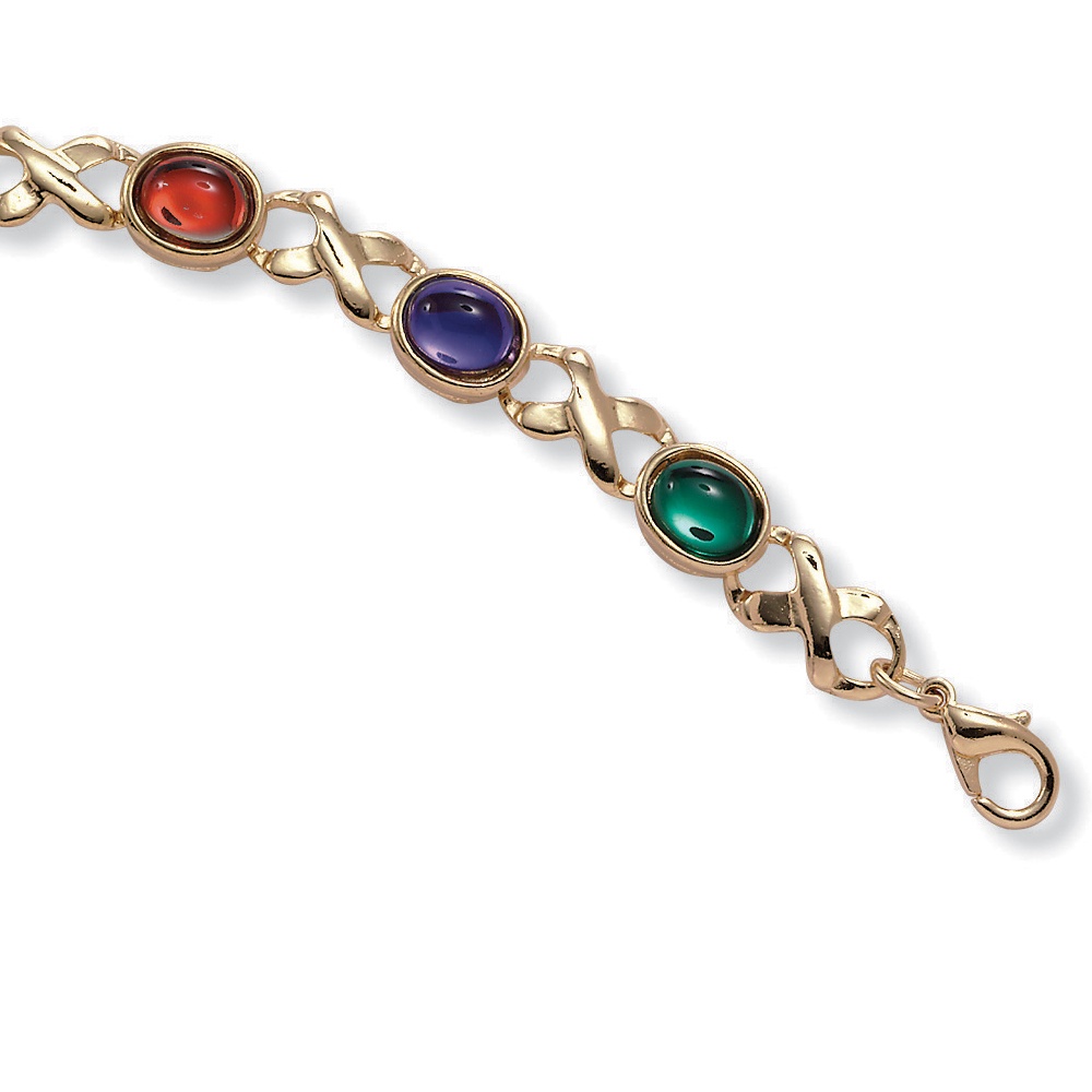14k Gold-Plated Lucite Bracelet(Women's)