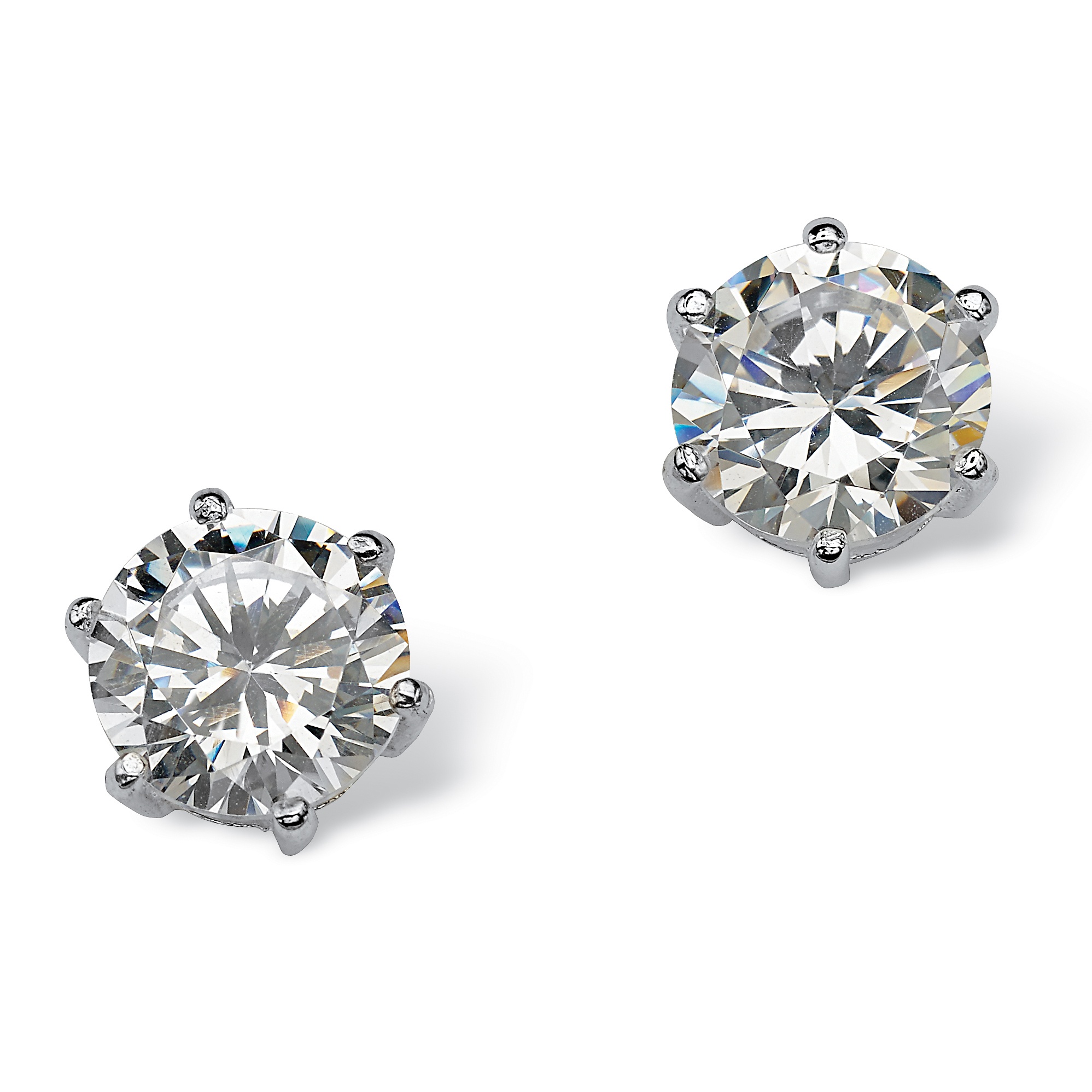 6 CT.T.W. DiamonUltra&trade; CZ Silver Studs