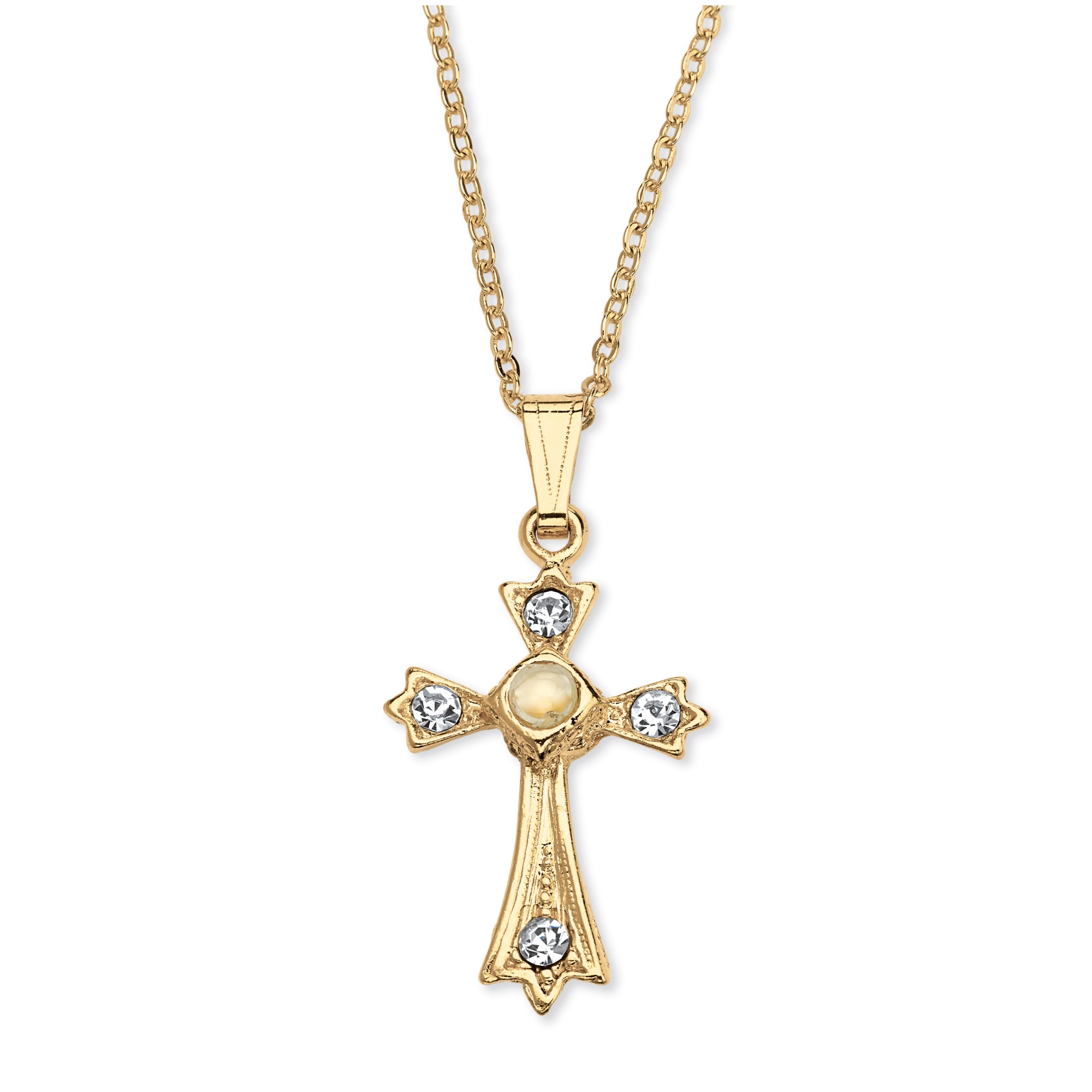 Lord's Prayer Cross Pendant