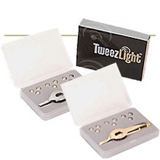 TweezLight TweezLight in Travel Case Gold