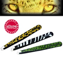 Tweezerman Animal Print Slant Tweezers - SPECIAL LIMITED EDITION Reptile Print