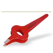 Tweezerman Wide Grip Slant Tweezer in Assorted Colors Pink #1217-P - Shop PalmBeach & Save! : grip tweezerman tweezer women