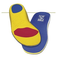 Sof Sole Athletes Plus Performance Insoles - M 15 - 16