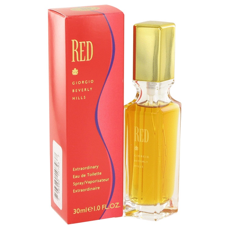 RED by Giorgio Beverly Hills for Women Eau De Toilette Spray 1 oz