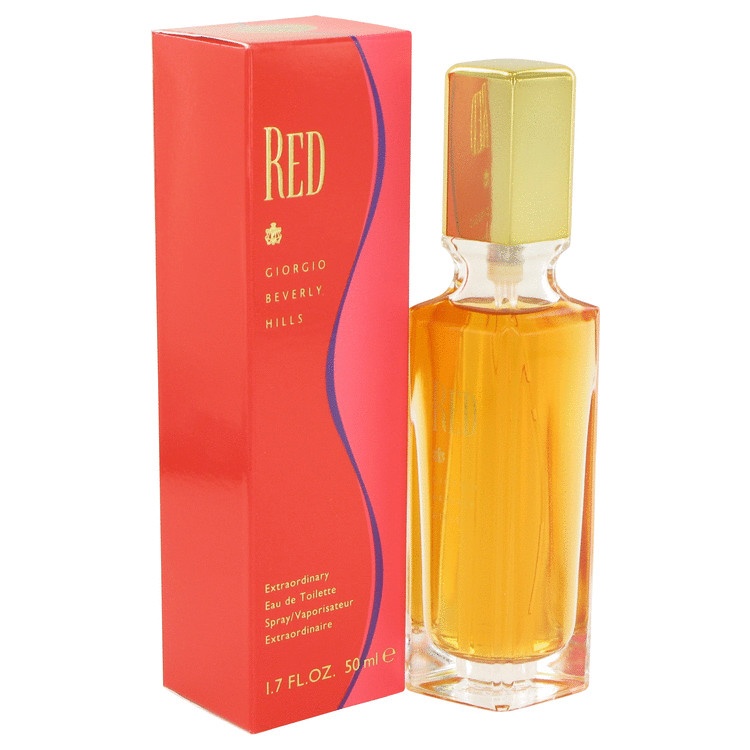 RED by Giorgio Beverly Hills for Women Eau De Toilette Spray 1.7 oz