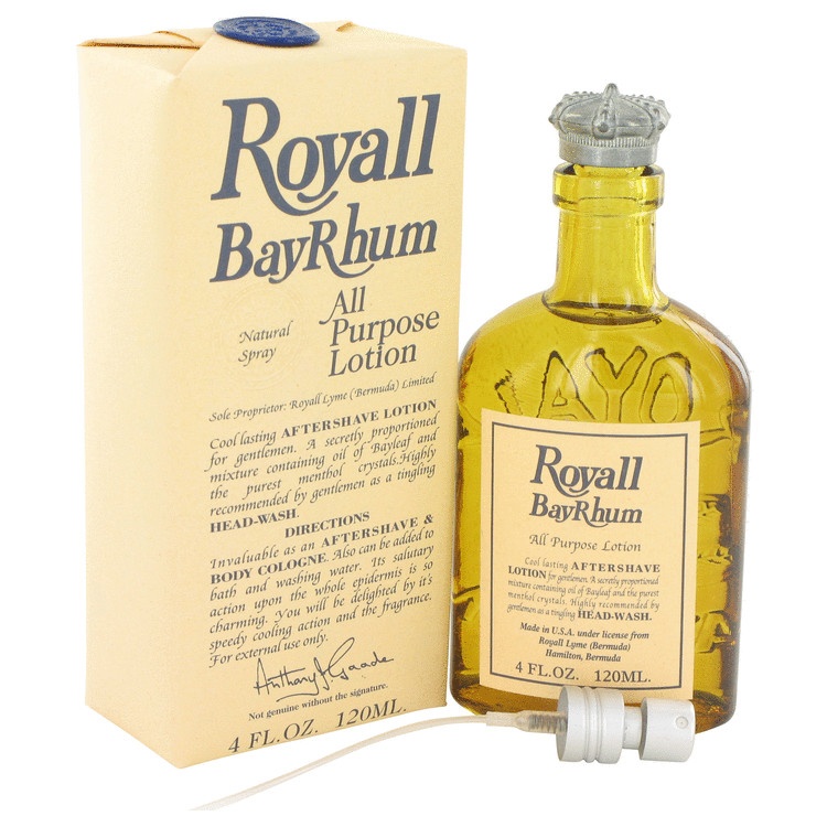 Royall Bay Rhum by Royall Fragrances for Men All Purpose Lotion / Cologne 4 oz