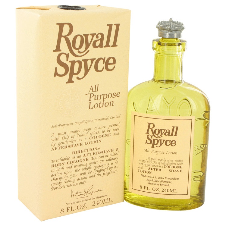 ROYALL SPYCE by Royall Fragrances for Men All Purpose Lotion / Cologne 8 oz