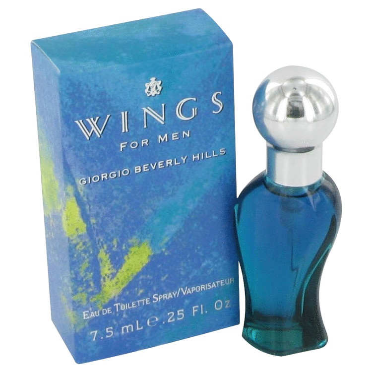 WINGS by Giorgio Beverly Hills for Men Mini EDT .25 oz