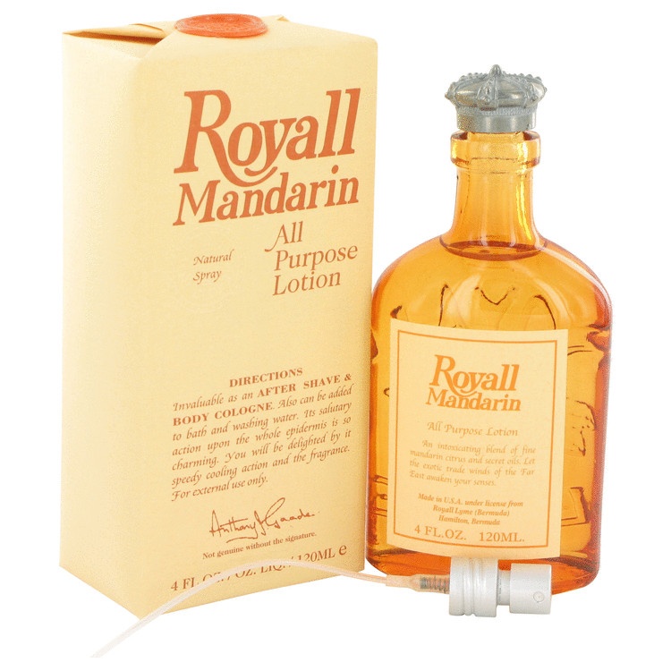 Royall Mandarin by Royall Fragrances for Men All Purpose Lotion / Cologne 4 oz