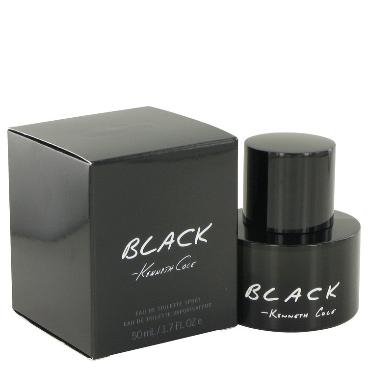Kenneth Cole Black by Kenneth Cole for Men Eau De Toilette Spray 1.7 oz