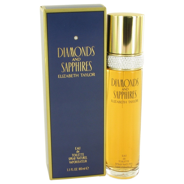 DIAMONDS & SAPHIRES by Elizabeth Taylor for Women Eau De Toilette Spray 3.4 oz