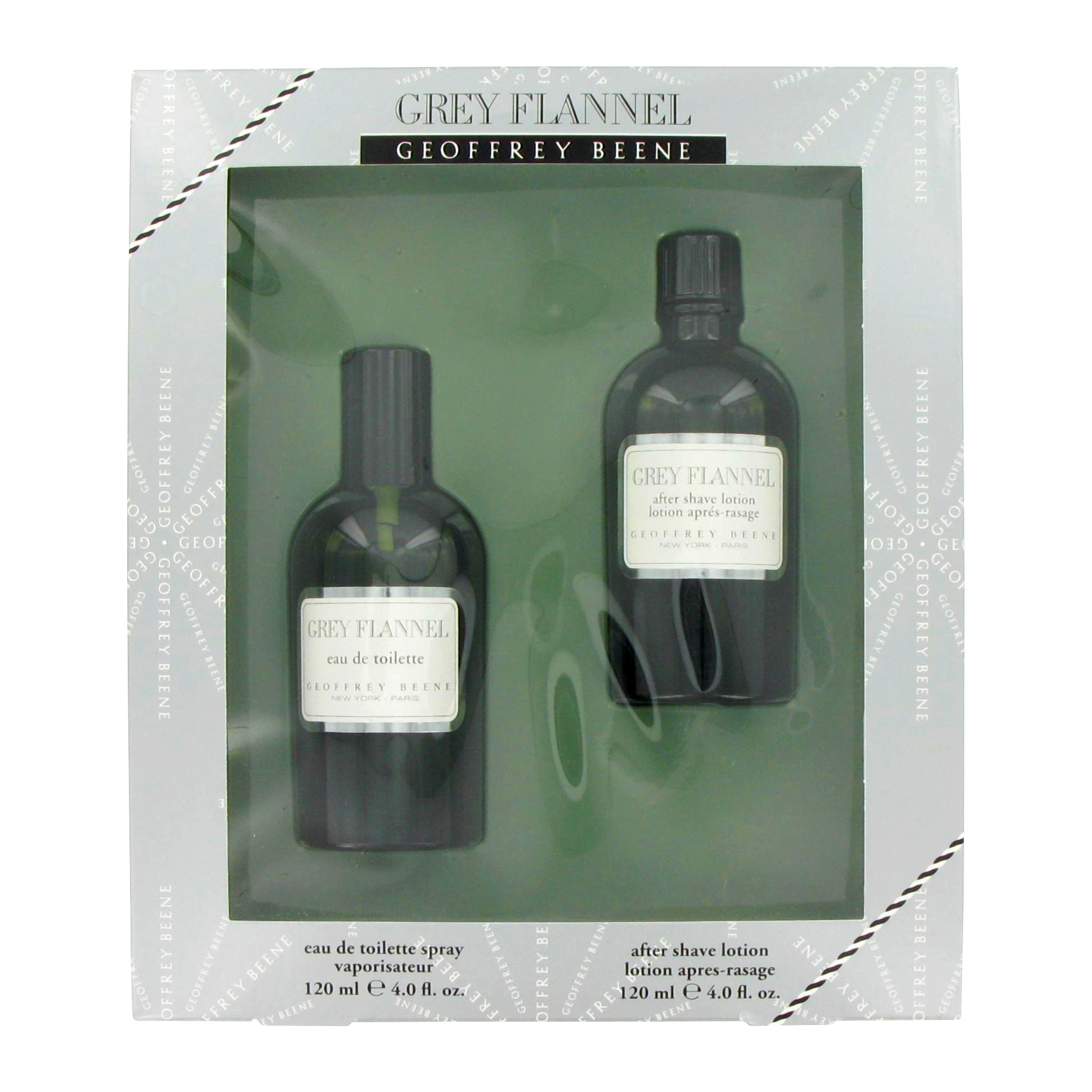 GREY FLANNEL by Geoffrey Beene for Men Gift Set -- 4 oz Eau De Toilette Spray...