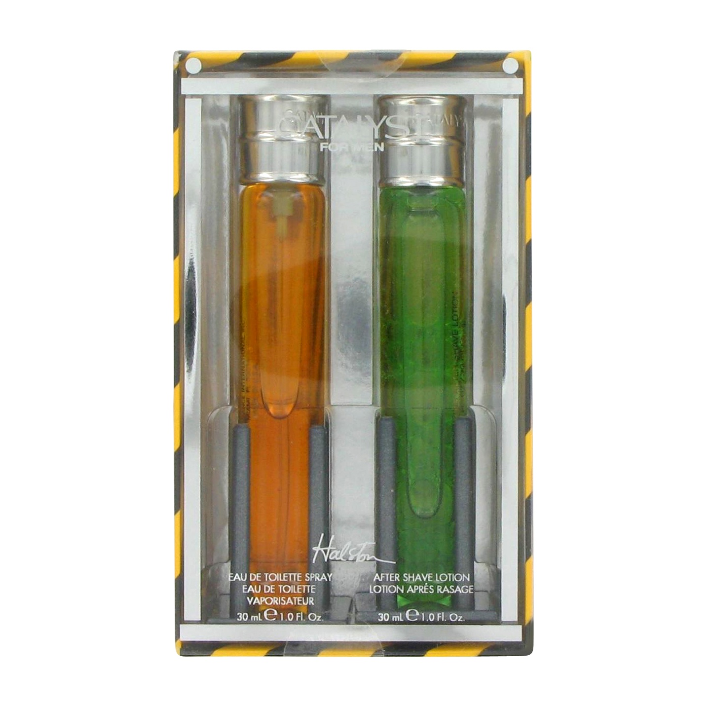 CATALYST by Halston for Men Gift Set -- 1 oz Eau De Toilette Spray + 1 oz ...