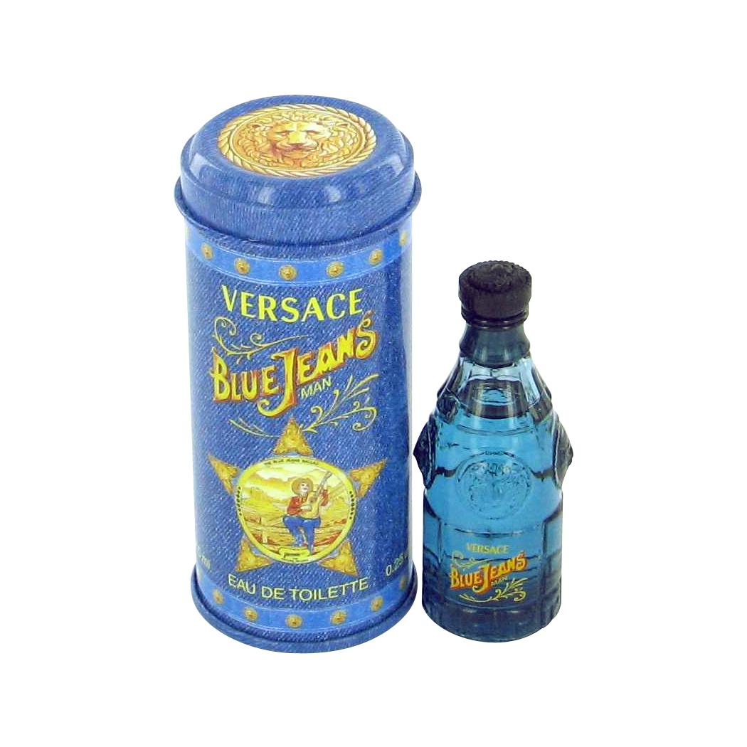 BLUE JEANS by Versace for Men Mini EDT .25 oz