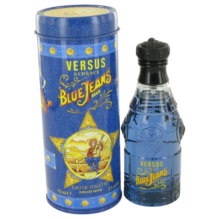 BLUE JEANS by Versace for Men Eau De Toilette Spray 2.5 oz