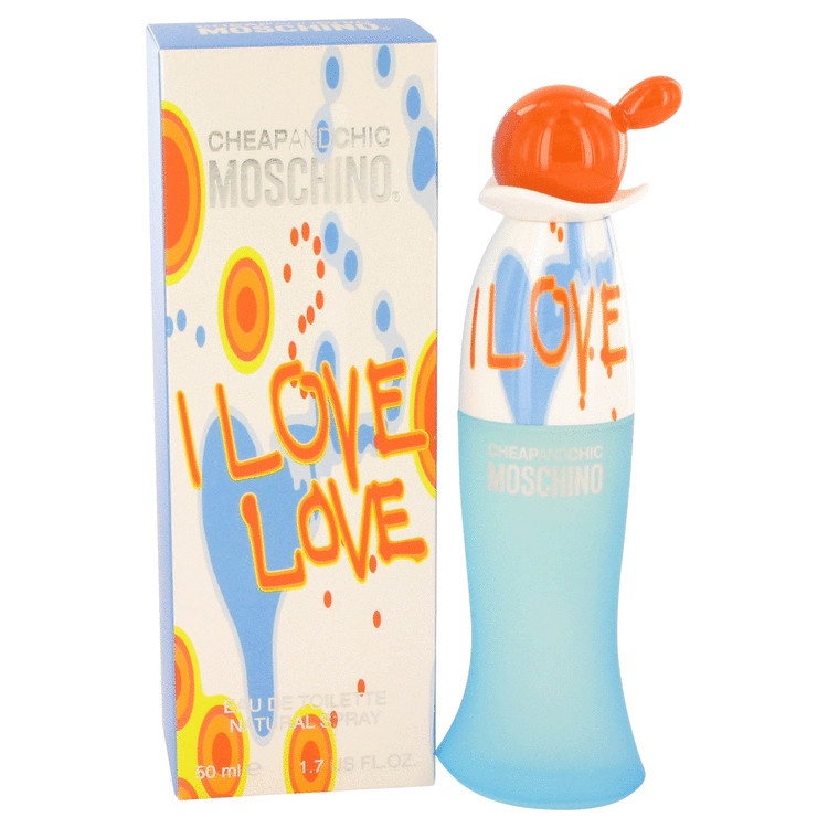I Love Love by Moschino for Women Eau De Toilette Spray 1.7 oz