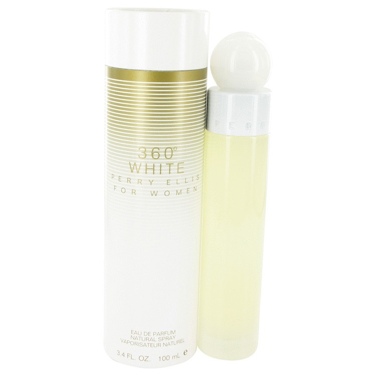 Perry Ellis 360 White by Perry Ellis for Women Eau De Parfum Spray 3.4 oz