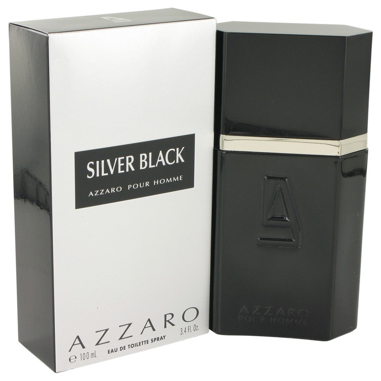 Silver Black by Loris Azzaro for Men Eau De Toilette Spray 3.4 oz