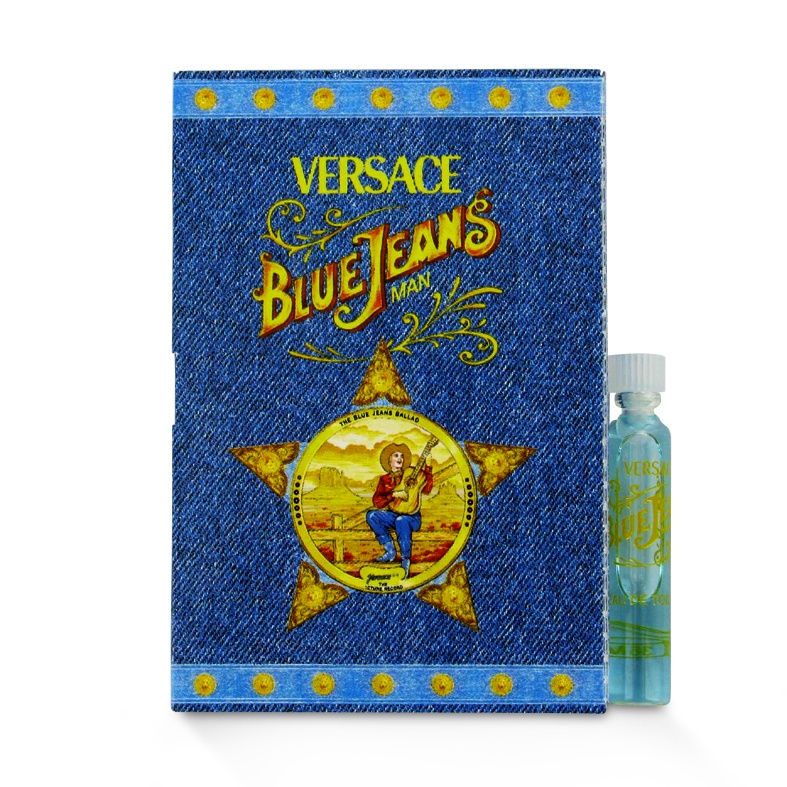 BLUE JEANS by Versace for Men Vial (sample) .05 oz