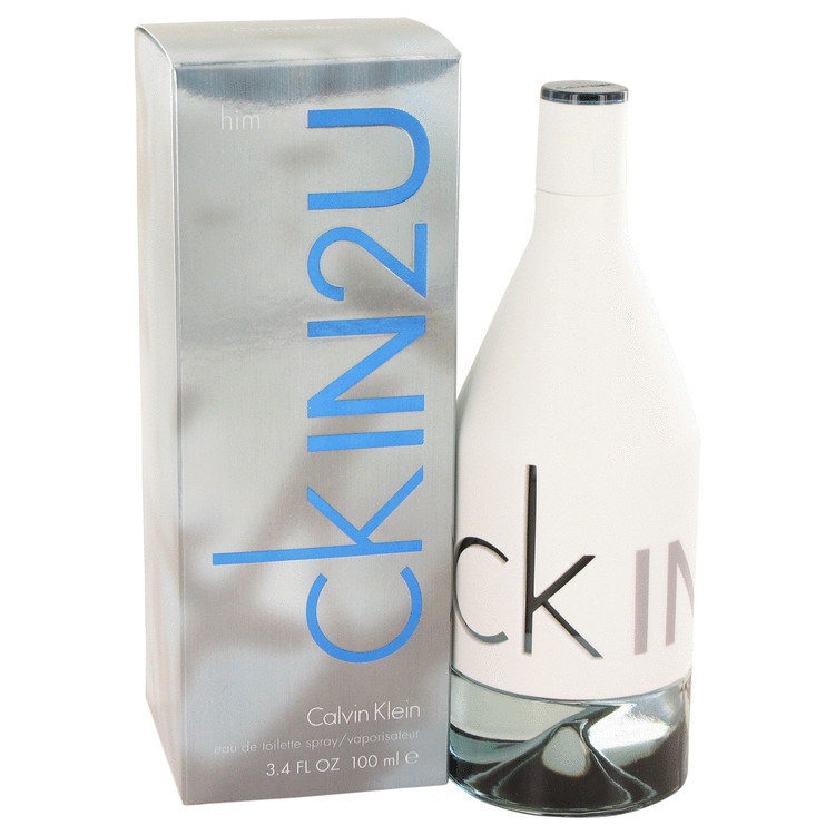 CK In 2U by Calvin Klein for Men Eau De Toilette Spray 3.4 oz