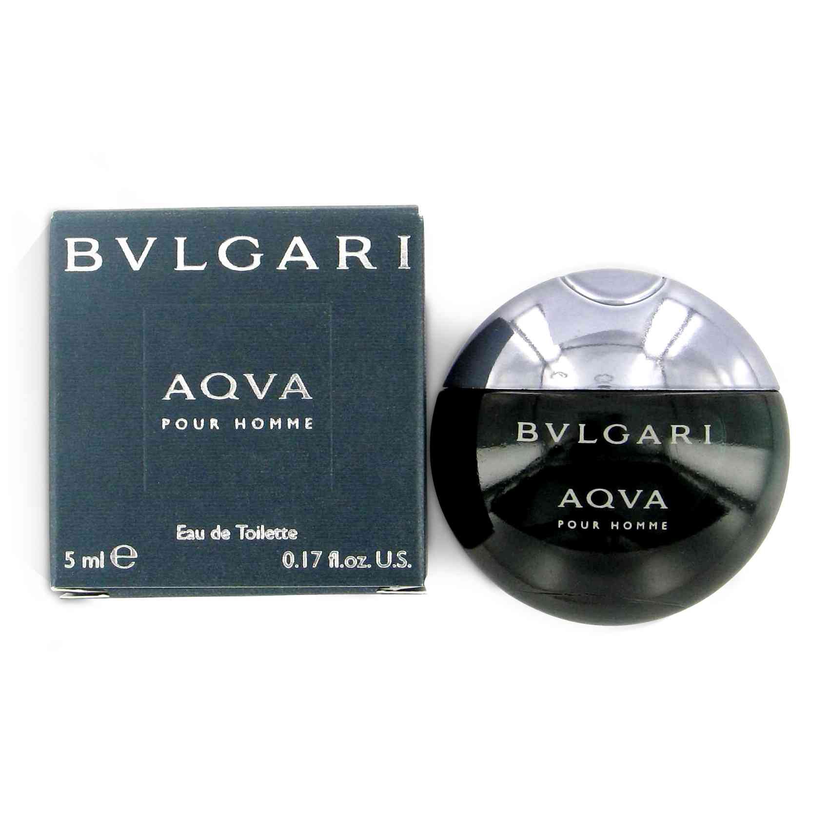 AQUA POUR HOMME by Bulgari for Men Mini EDT .17 oz