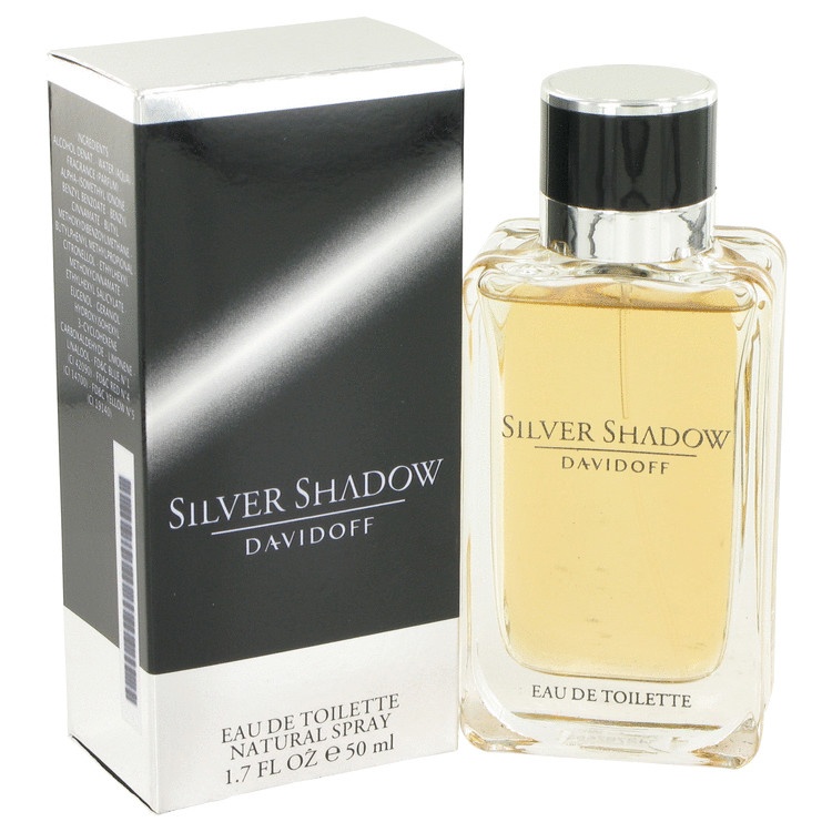 Silver Shadow by Davidoff for Men Eau De Toilette Spray 1.7 oz