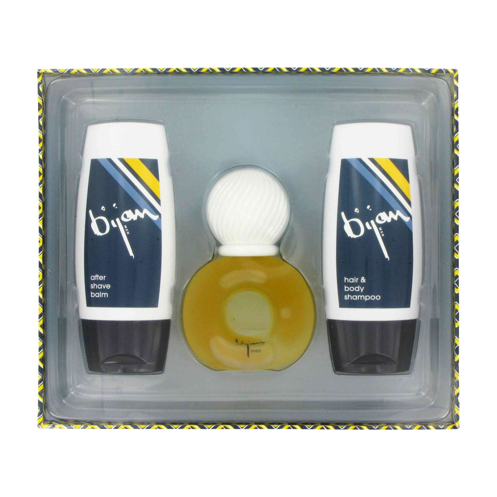 BIJAN by Bijan for Men Gift Set -- 2.5 oz Eau De Toilette Spray + 3.3 oz Hair & Body Shampoo + 3.3 oz After Shave Balm