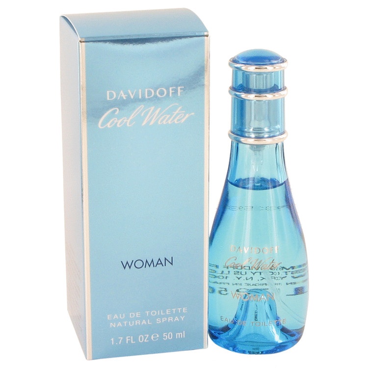 COOL WATER by Davidoff for Women Eau De Toilette Spray 1.7 oz
