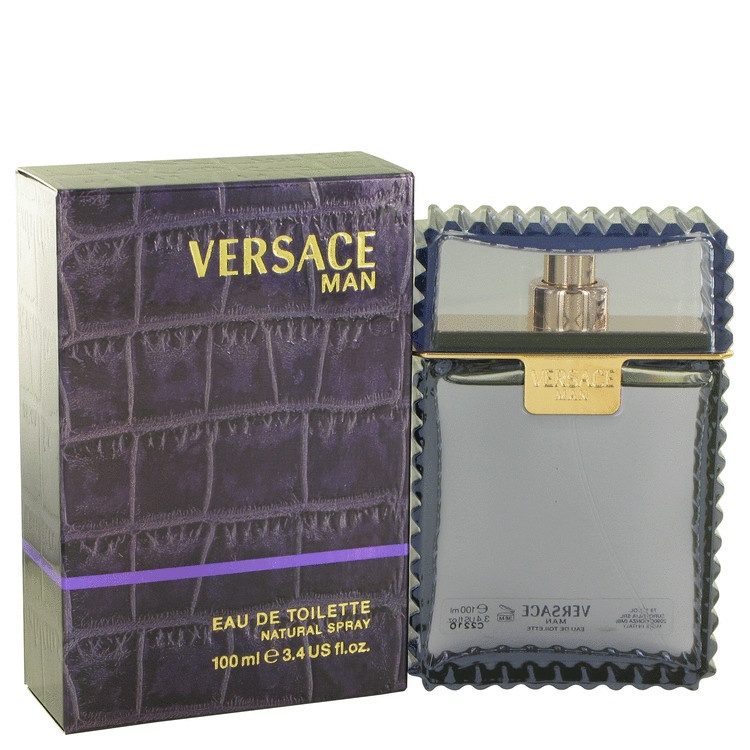 Versace Man by Versace for Men Eau De Toilette Spray 3.3 oz