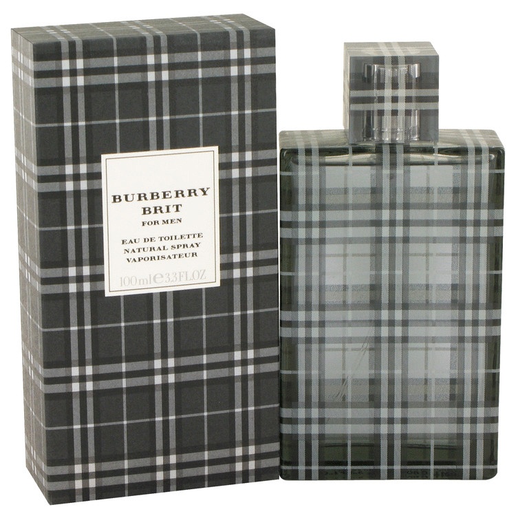 Burberry Brit by Burberrys for Men Eau De Toilette Spray 3.4 oz