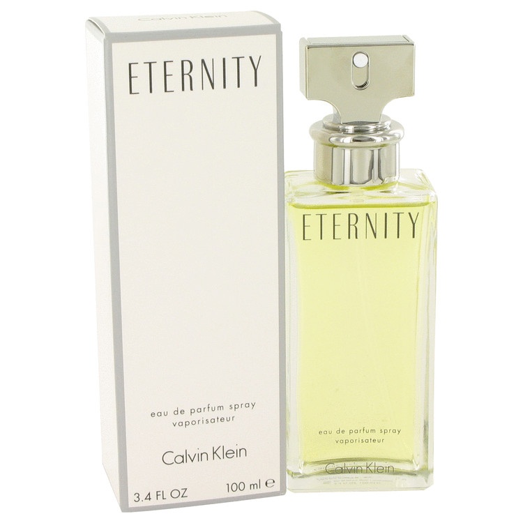 ETERNITY by Calvin Klein for Women Eau De Parfum Spray 3.4 oz