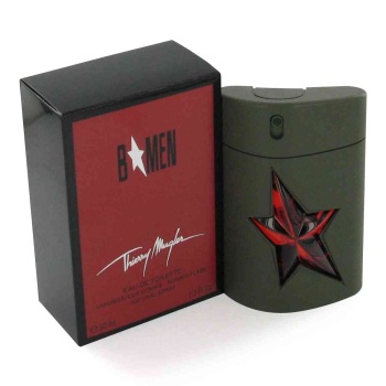 B Men by Thierry Mugler for Men Eau De Toilette Spray Refill 3.4 oz