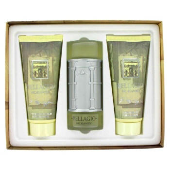 BELLAGIO by Parlux for Men Gift Set -- 3.4 oz Eau De Parfum Spray _ 6.8 oz ...