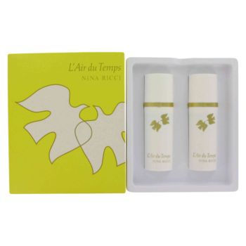 L'AIR DU TEMPS by Nina Ricci for Women Gift Set -- (2) 1oz Eau De Toilette ...