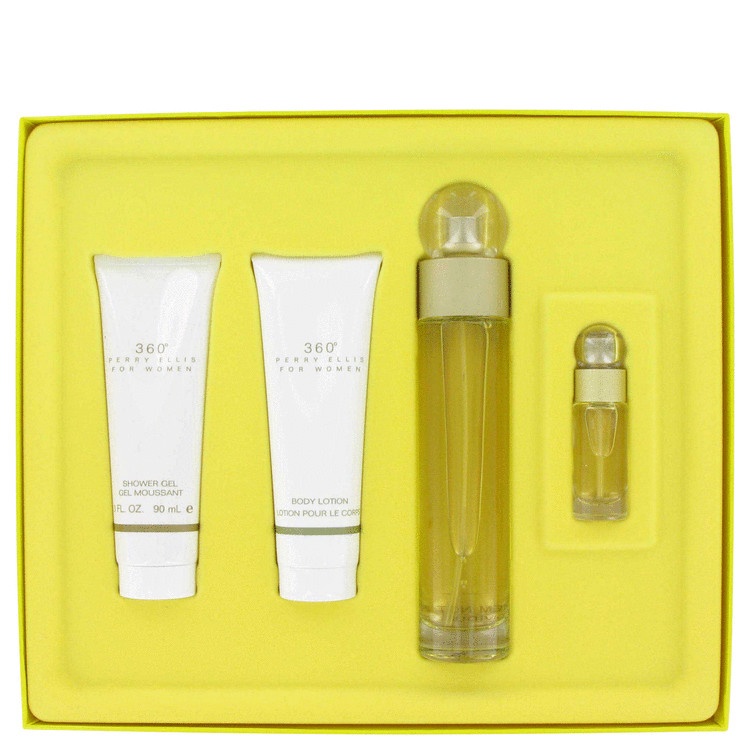perry ellis 360 by Perry Ellis for Women Gift Set -- 3.4 oz Eau De Toilette ...