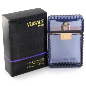 Versace Man by Versace for Men Eau Fraiche Eau De Toilette Spray (Blue) 1 oz