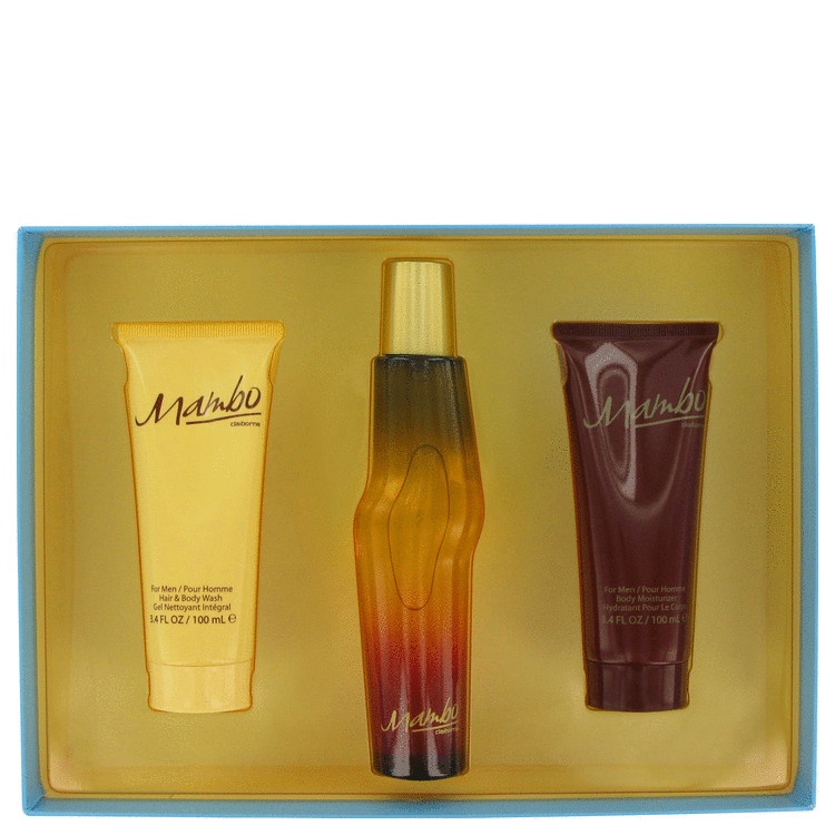 MAMBO by Liz Claiborne for Men Gift Set -- 3.4 oz Cologne Spray _ 3.4 oz Body...