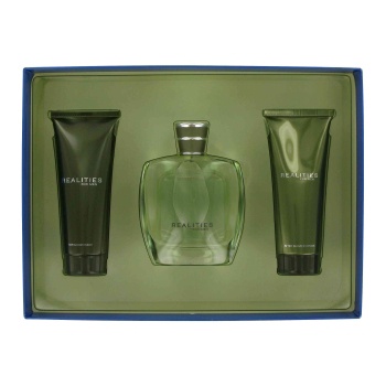 REALITIES by Liz Claiborne for Men Gift Set -- 3.4 oz Eau De Tolette Spray _ ...