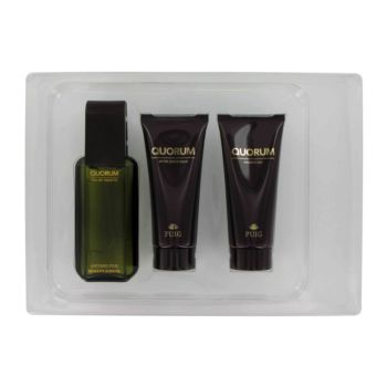 QUORUM by Antonio Puig for Men Gift Set -- 3.4 oz Eau De Toilette Spray _ 3.4...