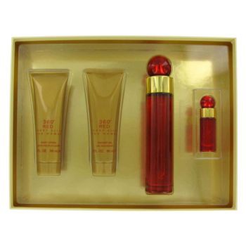 Perry Ellis 360 Red by Perry Ellis for Women Gift Set -- 3.4 oz Eau De Parfum...