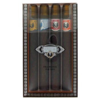 CUBA BLUE by Fragluxe for Men Gift Set -- Cuba Variety Set includes All Four ...