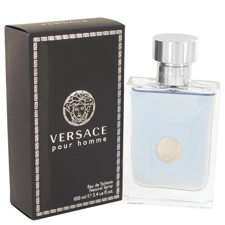 Versace Pour Homme by Versace for Men Eau De Toilette Spray 3.4 oz