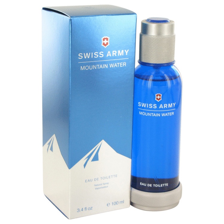 Swiss Army Mountain Water by Swiss Army for Men Eau De Toilette Spray 3.4 oz
