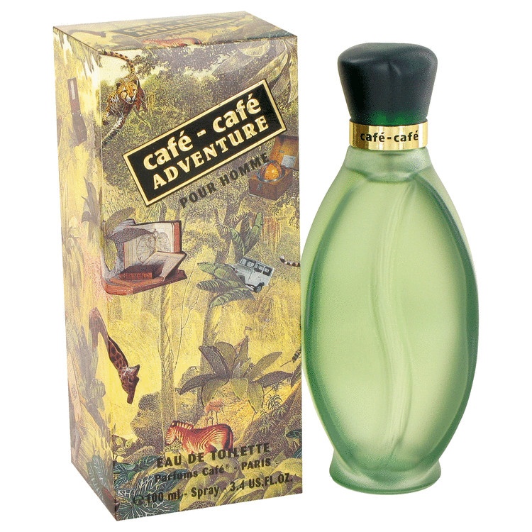CafΘ Adventure by Cofinluxe for Men Eau De Toilette Spray 3.4 oz