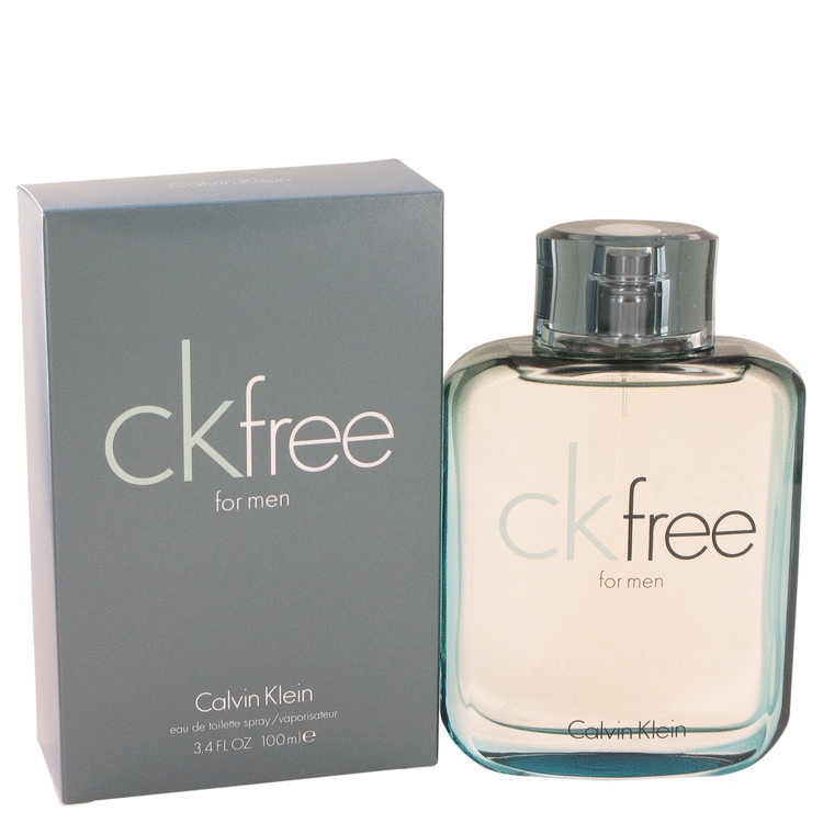 CK Free by Calvin Klein for Men Eau De Toilette Spray 3.4 oz