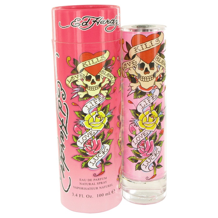 Ed Hardy by Christian Audigier for Women Eau De Parfum Spray 3.4 oz