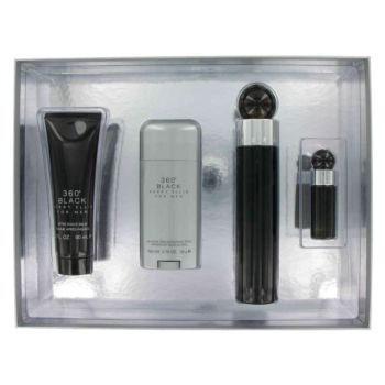 Perry Ellis 360 Black by Perry Ellis for Men Gift Set -- 3.4 oz Eau De ...