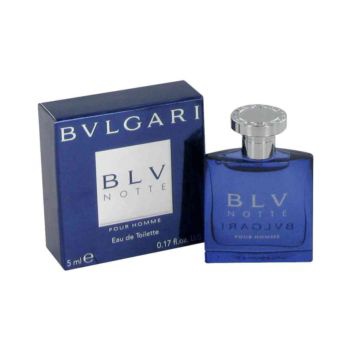 Bvlgari BLV Notte by Bvlgari for Men Mini EDT .17 oz